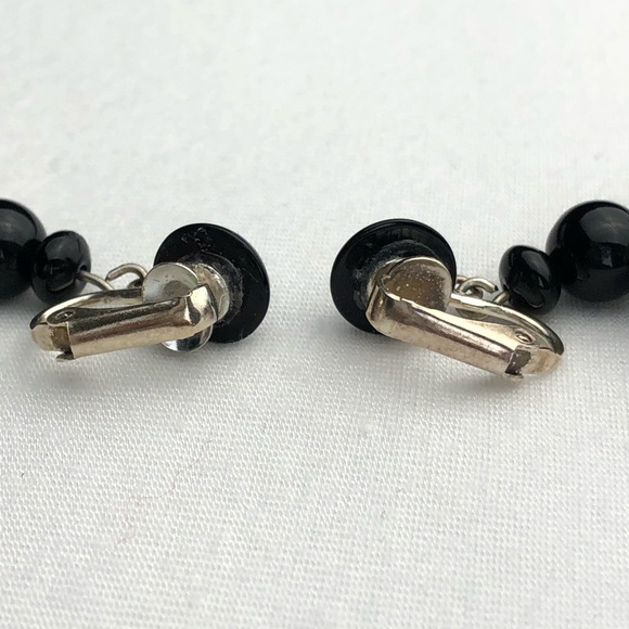 🐷 Handmade Black and White Clip ons - Picture 3 of 5